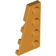 Lego destička šikmá 4x2 klín levý, středně oranžová (4161339)